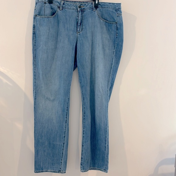 Talbot’s Heritage Straight Leg Blue Jeans 16 W - Picture 1 of 6